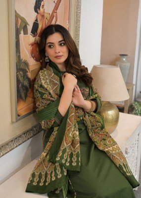 New Premium Cotton 60x60 Embroidered 3-Piece Suit Set Size wise Combo Set