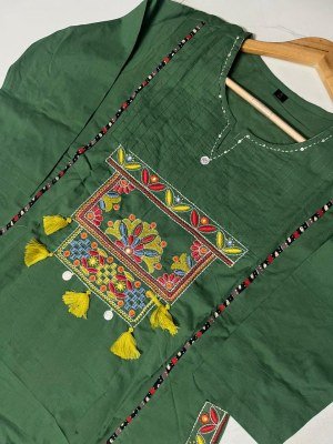 New Premium Cotton 60x60 Embroidered 3-Piece Suit Set Size wise Combo Set