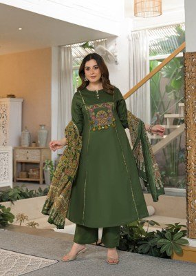 New Premium Cotton 60x60 Embroidered 3-Piece Suit Set Size wise Combo Set