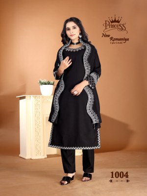 New Romaniya 3 by Princess Creation Heavy Vetican Work suit on Amavi expo kurti pant with dupatta Catalogs