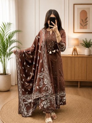 New Sanganeri Collection 3-Piece A-Line Kurta Set – Premium Cotton 60x60 Size wise Combo Set