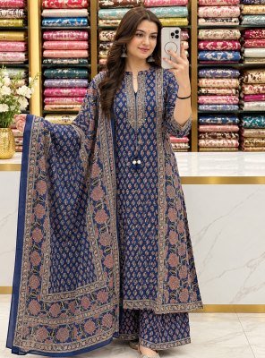 New Sanganeri Print Cotton Ajrakh Anarkali Kurta Set with Adda Work fancy Anarkali suit catalogs