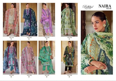 Niara vol 89 by Belliza Pure cotton Digital printed Unstitched dress material at amaviexpo dress material catalogs
