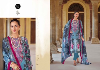 Niara vol 89 by Belliza Pure cotton Digital printed Unstitched dress material at amaviexpo dress material catalogs