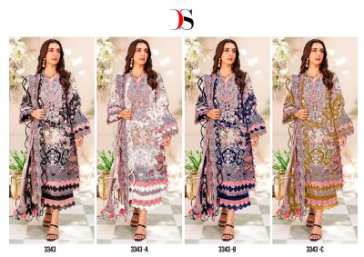 Niddle wonder by deepsy suits pure cotton with embroidered dress material catalogue at affordable rate salwar kameez catalogs