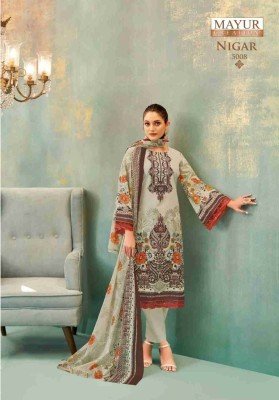 Nigar vol 5 by Mayur exclusive cotton printed unstitched dress material catalogue salwar kameez catalogs