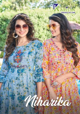 Niharika present karissa premium mul cotton foil printed kurti catalogue at wholesale price Karissa 