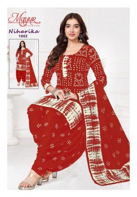 Niharika vol 1 by Mayur Unstitched pure cotton dress material catalogue at affordable rate dress material catalogs