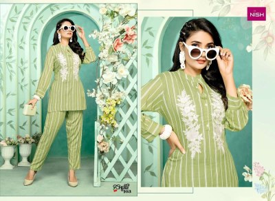 Nish new launch cherry stunning collection Kurti with pant set catalogue wholesale price in India  kurtis catalogs