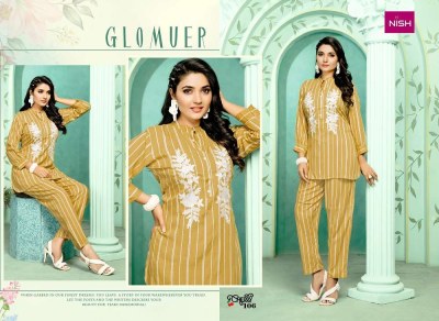 Nish new launch cherry stunning collection Kurti with pant set catalogue wholesale price in India  kurtis catalogs