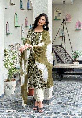 Nisha vol 1 by Mystic 9 Premium Quality cotton top bottom and dupatta collection  readymade suit catalogs