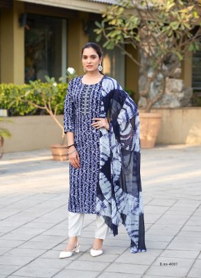 Nisha vol 4 by Mystic 9 premium cotton Original wax batik Kurti pant and dupatta catalogue at amavi expo  readymade suit catalogs