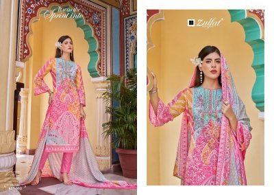 Noor by Zulfat Pure Cotton Exclusive Printed unstitched dress material catalogue at affordable rate salwar kameez catalogs