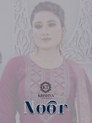 Noor vol 1 by Krishna Trendz Exclusive readymade suit with digital printed dupatta catalogue kurti pant with dupatta Catalogs