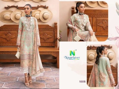 Noori Art By Viona Suit Lamh e Kashmir 9000 velvet Embroidery Patch work Pakistani Suits pakistani suit catalogs