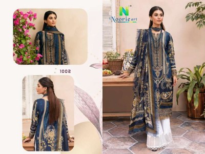 Noori Art By Viona Suit Lamh e Kashmir 9000 velvet Embroidery Patch work Pakistani Suits pakistani suit catalogs