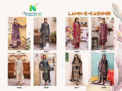 Noori Art By Viona Suit Lamh e Kashmir 9000 velvet Embroidery Patch work Pakistani Suits pakistani suit catalogs