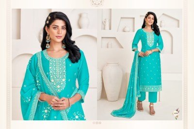 Noori by KF Exclusive Embroidered top pant with dupatta catalogue at affordable rate readymade suit catalogs