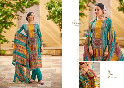 Nusrat by Belliza Pure modal silk Digital printed unstitched dress material catalogue at affordable rate salwar kameez catalogs
