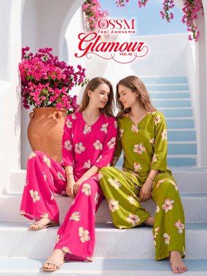 OSSM Glamour Vol. 02 Rayon Discharge Print Fancy Co-Ord Set 