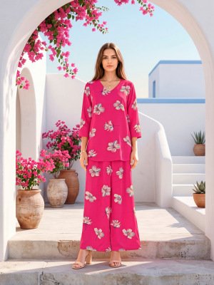 OSSM Glamour Vol. 02 Rayon Discharge Print Fancy Co-Ord Set co ord set catalogs