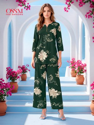OSSM Glamour Vol. 02 Rayon Discharge Print Fancy Co-Ord Set co ord set catalogs