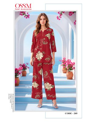 OSSM Glamour Vol. 02 Rayon Discharge Print Fancy Co-Ord Set co ord set catalogs