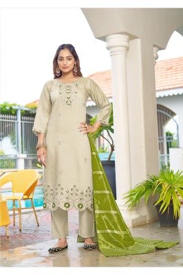 OSSM Mehak Premium Embroidered Roman Simmer Top And Bottom with Pocket Jacquard Simmer Dupatta Wholesale kurtis catalogs