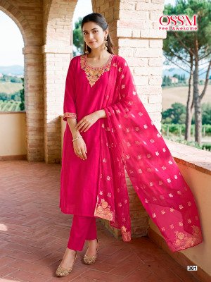 OSSM NARGIS Vol-03  3-Piece Suit Set with Pant Pocket 
