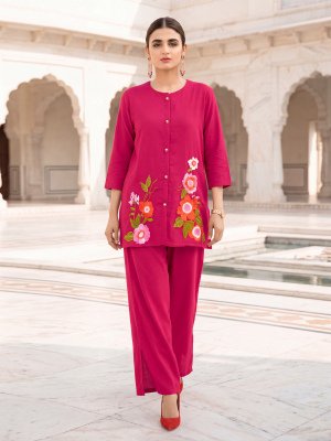 OSSM PIHU Cord Set with Embroidery Work co ord set catalogs