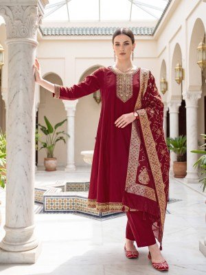 OSSM Resham Vol-03 Anarkali 3-Piece Viscose Roman Silk Set fancy Anarkali suit catalogs