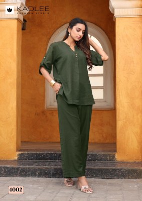 Olivia by Kadlee Exclusive Plain trendy Co ord set catalogue at affordable rate co ord set catalogs
