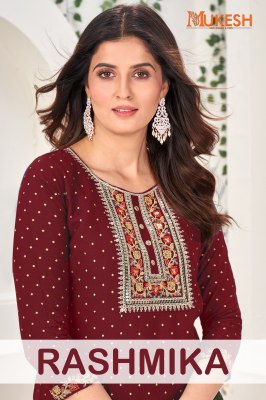 Only kurti by Rashmika quarding embroidered with sequence kurti catalogue at low rate  Amavi