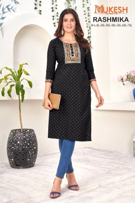 Only kurti by Rashmika quarding embroidered with sequence kurti catalogue at low rate  kurtis catalogs