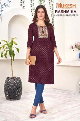 Only kurti by Rashmika quarding embroidered with sequence kurti catalogue at low rate  kurtis catalogs