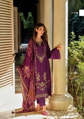 Ornate by Varshaa maslin embroidered fancy unstitched dress material catalogue at low rate  salwar kameez catalogs