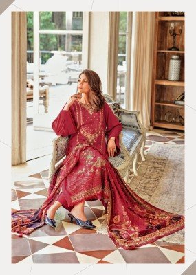 Ornate by Varshaa maslin embroidered fancy unstitched dress material catalogue at low rate  salwar kameez catalogs