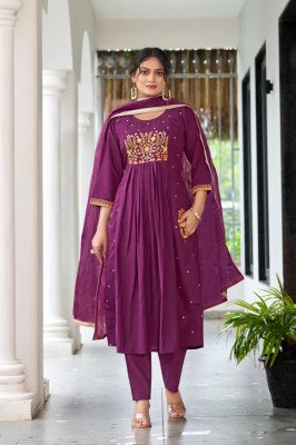 Ossm Gulzar Fancy 3Pc Collection Premium Viscos Roman Silk with Inner Heavy Embroidery And Organza Lace Work Wholesale product readymade suit catalogs