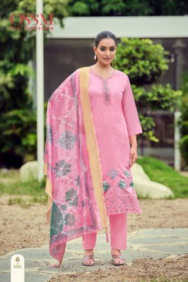 Ossm Rangeela Festive Charm Viscos Roman Silk Suit with Hand Embroidery And Designer Pocket Pant Dupatta Wholesale kurtis catalogs