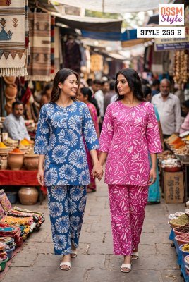 Ossm Style Cotton Printed Palazzo Set with Pocket co ord set catalogs