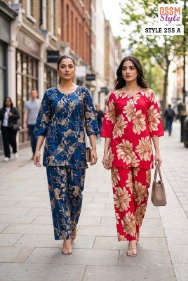 Ossm Style Cotton Printed Palazzo Set with Pocket co ord set catalogs