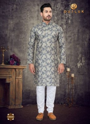 Outluk 104, 105 luanching cotton with digital print kurta payjama catalogue at wholesale price Mens