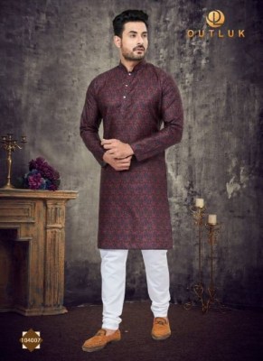 Outluk 104, 105 luanching cotton with digital print kurta payjama catalogue at wholesale price Mens