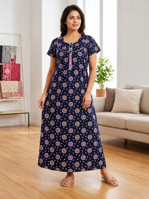 PIPIN Nighty Collection Rajwadi Cotton Nighty with Pocket night wear catalogs