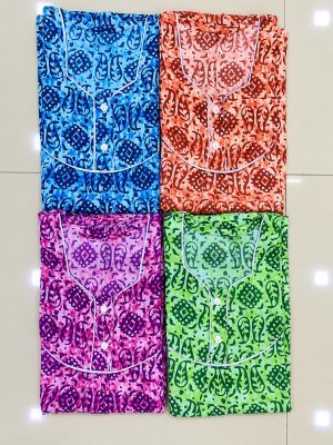 PIPIN Nighty Collection Rajwadi Cotton Nighty with Pocket night wear catalogs