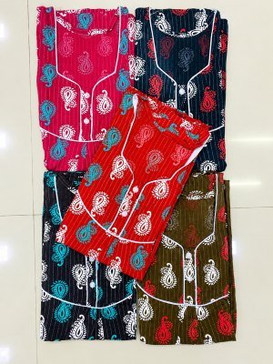 PIPIN Nighty Collection Rajwadi Cotton Nighty with Pocket night wear catalogs