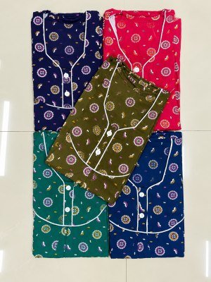 PIPIN Nighty Collection Rajwadi Cotton Nighty with Pocket night wear catalogs