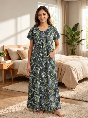 PIPIN Nighty Collection Rajwadi Cotton Nighty with Pocket night wear catalogs