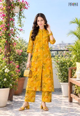 PIROHI KIMORA Pick and Choose 3-Piece Viscose Print Top Bottom Combo Set Size wise Combo Set
