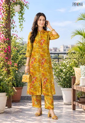 PIROHI KIMORA Pick and Choose 3-Piece Viscose Print Top Bottom Combo Set Size wise Combo Set